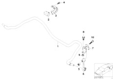 E85 Z4 M3.2 S54 Roadster / Rear Axle/  Stabilizer Rear