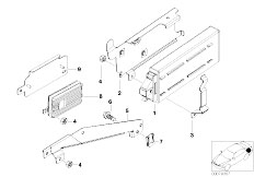 E46 320d M47N Touring / Communication Systems/  Single Parts Sa 632 Trunk