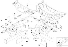 E52 Z8 S62 Roadster / Bodywork/  Front Body Parts