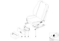 E39 523i M52 Sedan / Seats/  Comfort Seat