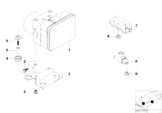 Z3 Z3 2.8 M52 Roadster / Brakes Hydro Unit Dsc Fastening Sensors