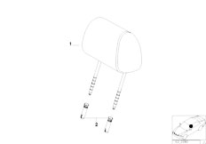 E39 520d M47 Touring / Seats/  Bmw Sportseat Headrest
