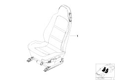 Z3 Z3 1.9 M44 Roadster / Seats/  Mechanically Adjustable Front Seat