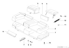 E34 525tds M51 Touring / Seats/  Rear Seat With Child Seat