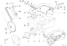 E36 M3 S50 Coupe / Engine Lubrication System Oil Pump With Drive