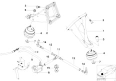 E38 740d M67 Sedan / Engine And Transmission Suspension Engine Suspension