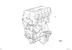 E36 318is M42 Sedan / Engine Short Engine