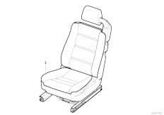E31 850CSi S70 Coupe / Seats/  Front Seat-5