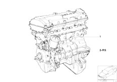 E36 325i M50 Coupe / Engine Short Engine