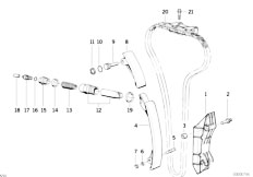 E36 M3 S50 Sedan / Engine Timing And Valve Train Timing Chain