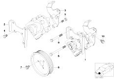 E53 X5 3.0i M54 SAV / Steering Power Steering Pump