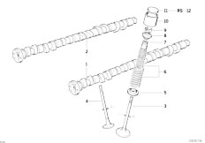 E36 M3 S50 Cabrio / Engine/  Valve Timing Gear Cam Shaft