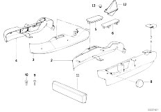 E34 M5 3.8 S38 Sedan / Seats/  Bmw Sports Seat Coverings