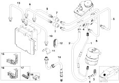 E46 M3 S54 Cabrio / Brakes/  Front Brake Pipe Dsc