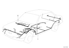 E30 316i M40 4 doors / Vehicle Electrical System Wiring Harness