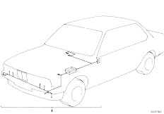 E12 528i M30 Sedan / Vehicle Electrical System Wiring Harness