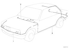E34 540i M60 Sedan / Vehicle Electrical System Main Wiring Harness
