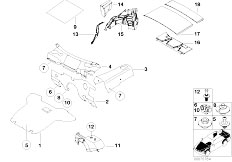 Z3 Z3 1.9 M43 Roadster / Vehicle Trim/  Sound Insulation