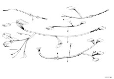 E12 520i M10 Sedan / Vehicle Electrical System Wiring Sets