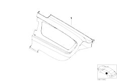 E46 323Ci M52 Coupe / Individual Equipment/  Indiv Lateral Trim Panel Airbag