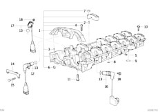 E36 M3 S50 Cabrio / Engine/  Cylinder Head Intermediate Housing