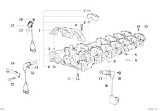 E36 M3 S50 Coupe / Engine Cylinder Head Intermediate Housing