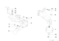 E36 M3 3.2 S50 Coupe / Engine/  Engine Suspension Damper