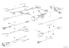 E30 316i M40 4 doors / Vehicle Electrical System Various Additional Wiring Sets-2