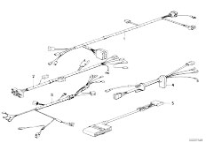 E30 325e M20 4 doors / Vehicle Electrical System Various Additional Wiring Sets-3