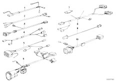 E30 325i M20 2 doors / Vehicle Electrical System/  Various Additional Wiring Sets-2