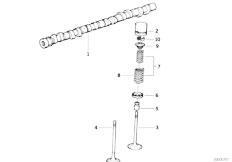 E39 525tds M51 Touring / Engine/  Valve Timing Gear Cam Shaft