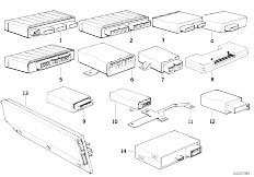 E32 750iL M70 Sedan / Vehicle Electrical System/  Body Control Units And Modules