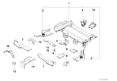 E36 318ti M44 Compact / Bodywork/  Rear Floor Parts