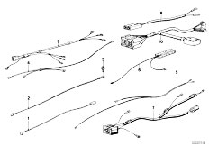 E12 528i M30 Sedan / Vehicle Electrical System/  Wiring Sets-4