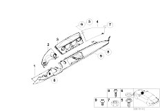 E52 Z8 S62 Roadster / Vehicle Trim/  Trim Panel Dashboard Ii