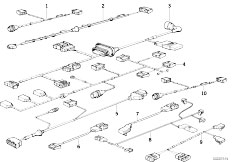 E32 740iL M60 Sedan / Vehicle Electrical System/  Wiring Sets-2