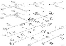 E34 M5 3.6 S38 Sedan / Vehicle Electrical System/  Various Additional Wiring Sets-2