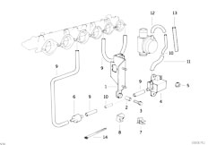 E36 M3 S50 Cabrio / Engine/  Vacuum Control Engine