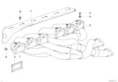 E36 M3 S50 Cabrio / Engine Exhaust Manifold