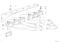 Z3 Z3 M3.2 S50 Roadster / Engine/  Exhaust Manifold