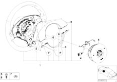 E39 520i M52 Sedan / Steering/  M Sports Strng Whl Leather Airbag Smart-2