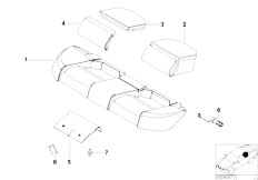 E46 330xd M57 Touring / Seats/  Rear Seat With Child Seat