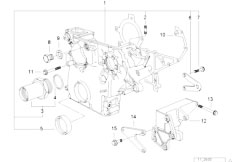 E34 525td M51 Touring / Engine Timing Case-2