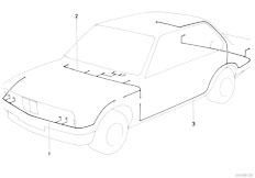 E12 528i M30 Sedan / Vehicle Electrical System/  Main Wiring Harness