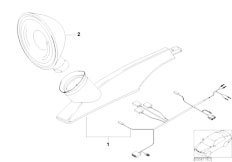 E53 X5 3.0i M54 SAV / Lighting Roof Additional Headlight