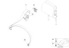 E46 316ti N42 Compact / Restraint System And Accessories/  Retrofit 3rd 3 Point Seat Belt
