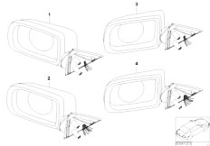 E39 523i M52 Touring / Vehicle Trim/  Outside Mirror Elrctrochromatic Tech