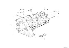 E36 318tds M41 Sedan / Engine Cylinder Head