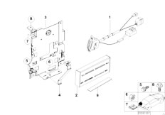E53 X5 4.4i M62 SAV / Communication Systems/  Single Parts Sa 629 Trunk