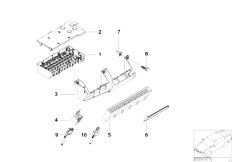 E53 X5 4.8is N62 SAV / Vehicle Electrical System/  Single Components For Fuse Housing